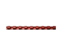 Fellowes Plastic Comb Round - 14 Mm - 30 Cm - 21 Anneaux - A4 (210 X 297 Mm) - 100 Feuilles - Rouge - 100 Unités Peigne De Reliure En Plastique - Pour Fellowes Galaxy 500, Orion 500, Pulsar+ 300, Quas