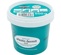 Plastic-Fermit Mastic d'étanchéité en plastique durable, résistant aux températures jusqu'à plus de 100 °C (boîte de 500 g) Blanc