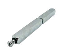 Plastic Hardware Store Insert divisé, tige carrée en acier inoxydable, cadre pour poignées coupe-feu, pour entretien et montage - T_9X9-55X40 - Métal - 1 pièce
