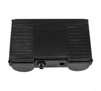 Plastic Motor Junction Box for 1.1KW 1.5KW 2.2KW Compressors | Fits 220V single phase motors, protects internal capacitors, easy installation, black finish