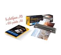 Plastifieuse A3, A4 Avec 100 Feuilles A4 250 Microns Texet