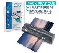 Plastifieuse A4 avec 200 pochettes A4 G