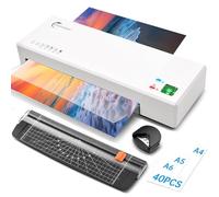 Plastifieuse A4 Mode Froid/Chaud avec 40 Pochettes