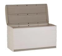 Plastiken Coffre de rangement 350L avec roulettes beige