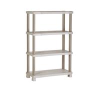 Plastiken étagère colonne plastique - Beige