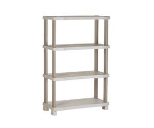 Plastiken étagère colonne plastique - Beige