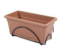 Plastiken Jardinière rectangulaire - Terracotta
