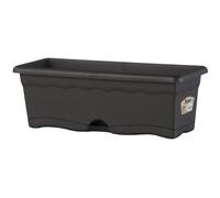 Plastiken Jardiniere Rectangulaire - 50 X 20 Cm Avec Plateau - Anthracite