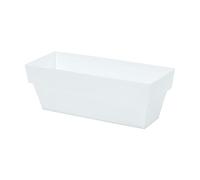 PLASTIKEN Limited - Jardinière, 10 x 25 cm, Couleur Blanc