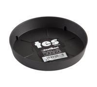 Plastiken Plateau 11 Cm - Pour Pot De Fleurs 14 Cm - Anthracite