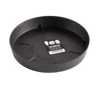 PLASTIKEN Plateau 20 cm - Pour pot de fleurs 26 cm - Anthracite