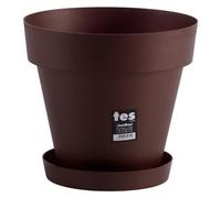 PLASTIKEN Plateau 20 cm - Pour pot de fleurs 26 cm - Bronze