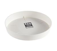 PLASTIKEN Plateau 24 cm - Pour pot de fleurs 32 cm - Blanc