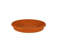 Plastiken Plateau pour jardinière ronde - Terracotta