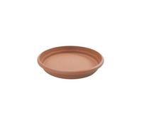 PLASTIKEN Plateau rond Ø 26 cm pour pot rond - Terracotta