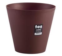 PLASTIKEN Pot de fleurs cône Tes - 22 cm - Bronze