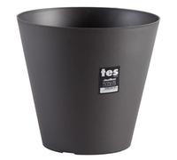 PLASTIKEN Pot de fleurs cône Tes - 26 cm - Anthracite