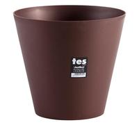 PLASTIKEN Pot de fleurs cône Tes - 26 cm - Bronze