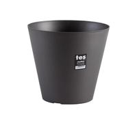 PLASTIKEN Pot de fleurs cône Tes - 26 cm - Anthracite