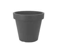 Plastiken Pot rond - 35 x 35 cm - Anthracite
