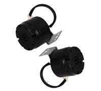 Plastique Avertisseur Sonore de Recul Noir 8 Ω 2 Pièces Alliage | Alarme Sonore de Recul, Avertisseur Puissant pour Chariot Élévateur, Sécurité Conducteur, Usage Professionnel