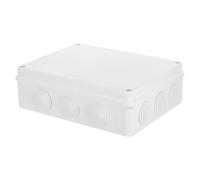 Plastique Boîte de Jonction Extérieure pour Câbles Blanc Étanche | Protection Ip65 L’eau, Installation Facile, Boîtier Simple et Élégant, Usage pour Projets Électriques