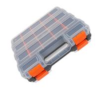 Plastique Boîte de Rangement Compartimentée pour Composants et Boulons | Couvercle Transparent, Fermeture Pratique, Design Réutilisable, Compartiments pour Tri Précis des Petites Pièces
