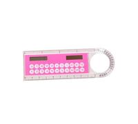 Plastique Calculatrice Mini Règle de 10cm pour Garçon et Filles | Format Fin et Portable, Style Kawaii, Usage Maison et Bureau, Article Scolaire Multifonction Couleur Aléatoire