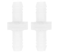 Plastique Clapet Anti-retour 2 Pièces Unidirectionnel Blanc | Résistant à Haute Température, Compact et Léger, Protège la Conduite, Usage Pompe de Transfert de Liquide