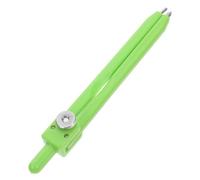 Plastique Compas Précis pour Aveugles, Outil Vert de Dessin | Design Simple et Robuste, Haute Précision, Résistant à Casse, pour Dessin Scolaire et Bureau