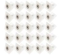 Plastique Équerre de Renfort 106 Pièces Blanc | Support en L pour Meubles, Fixation Simple, Résistance à L’usure, pour Étagères D’armoire et Assemblage