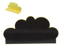 Plastique Étagère Magnétique sans Perçage, Nuage Jaune Rangement Mural | Forme Nuage, Coins Arrondis et Surface Lisse, pour Télécommande et Réveil, Usage Classe ou Étude