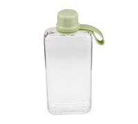 Plastique Gourde de Randonnée Plate Rectangulaire 400ml | Format Compact Adapté aux Poches et Paquet, Pratique Sacoche, un Porte-vélo Mallette