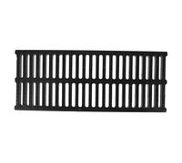 Plastique Grille D’évacuation Rectangulaire Robuste, Noir pour Terrasse | Résine Résistante aux Chocs, Nettoyage Facile, Limite les Obstructions, pour Rigole de Jardin et Seuil de Garage