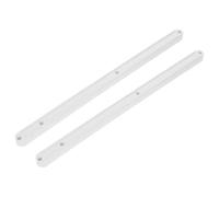 Plastique Guide de Glissière de Tiroir Blanc 2 Pièces | Montage Latéral, Remplacement Rapide, Glisse Fluide et Robuste, pour Tiroirs de Placard et Atelier