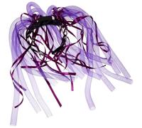 Plastique Halloween Clip-on LED Tressé Bandeau, Pourpre 2 Modes | Serrage Tete Lumineux Festival, Concerts et Soirées, 6 Lumières de Chaque Côté, Accessoire Déguisement Halloween