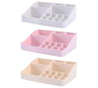 Plastique Maquillage Peau Crème Gestion Organisateur Boîte Maison Bureau Table Cosmétiques Finition Mallette De Rangement
