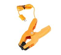 Plastique Mesure Thermomètre Pince Ht-05 pour Industrielle | Plage 40 à 200 °c, Précision Élevée, Clip Jaune, Sonde Type K, 87g