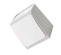 Plastique Mini Poubelle Murale à Couvercle Rabattable pour Salle de bain | Fixation sans Perçage sur Mur ou Porte de Placard, Format Compact, Nettoyage Facile, Toilettes Dortoir Bureau