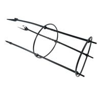Plastique Noir Étagère pour Plantes Grimpantes, Support Réutilisable | Insérer le Terreau du Pot, pour Rosier et Clématite, Jardin et Cour, Structure Robuste