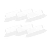Plastique Onglets Blanc 25 Pièces de Dossier Suspendu | Format Pratique, Identification Rapide des Dossiers, Usage Enseignant et Élève, Lot