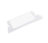 Plastique Onglets de Dossier Suspendu Blanc 25 Pièces | Identification Rapide pour Bureau, Usage Élève et Enseignant, Format Pratique, Lot de Repères Clairs