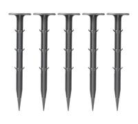 Plastique Piquets de Jardin pour Serrage et Paillage 50 Pièces | Ancrage Léger, Fixation de Film et Voile D’ombrage, Usage Extérieur au Jardin, Lot Pratique de 50