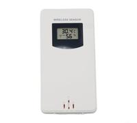 Plastique pour capteur thermo-hygromètre 433 MHz pour FanJu Plastique | Compatible avec FJ3378, 433,92 MHz pour la fréquence, les données en temps réel, design extérieur