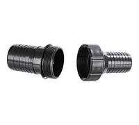plastique Réducteur de tuyau 59,62 mm (2"") (filet ext.), 47,81 mm (1 1/2"") (filet ext.)