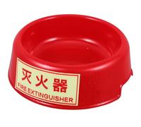 Plastique Support D'extincteur pour Modèle 1 Kg, Rouge Base Stable | Installation Facile, Rangement Pratique, Adapté aux Entrées D'appartements et Halls D'immeubles, pour Entretien des Bâtiments