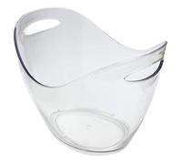 Plastique Transparent Vin/Seau à champagne 8 litre, pour 3 bouteilles