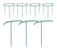 Plastique Tuteur Vert pour Fleurs de Jardin 15 Pièces, Support | Petites Plantes en Pot, Usage Maison et Jardin, Structure Pratique, Élégante, Résistante à Déformation