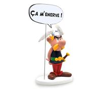 Plastoy Astérix Figurine Astérix collection Bulles "Ça m’énerve !" - Résine - 16 cm