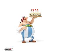 Figurines - Figurine de collection Plastoy Astérix Obélix Gâteau d'anniversaire 60314 (2026)